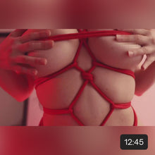 Load image into Gallery viewer, Red Shibari Areola HD Video - Digital Download