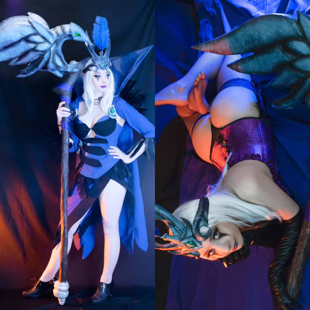 Ravenborn Leblanc Cosplay and Erocosplay by Mikomi Hokina