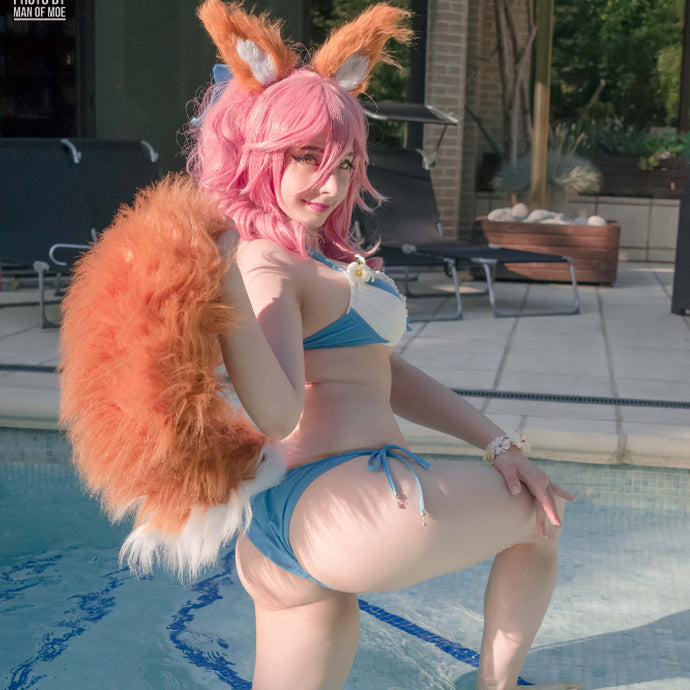 Summer Tamamo Bikini Cosplay by Mikomi Hokina