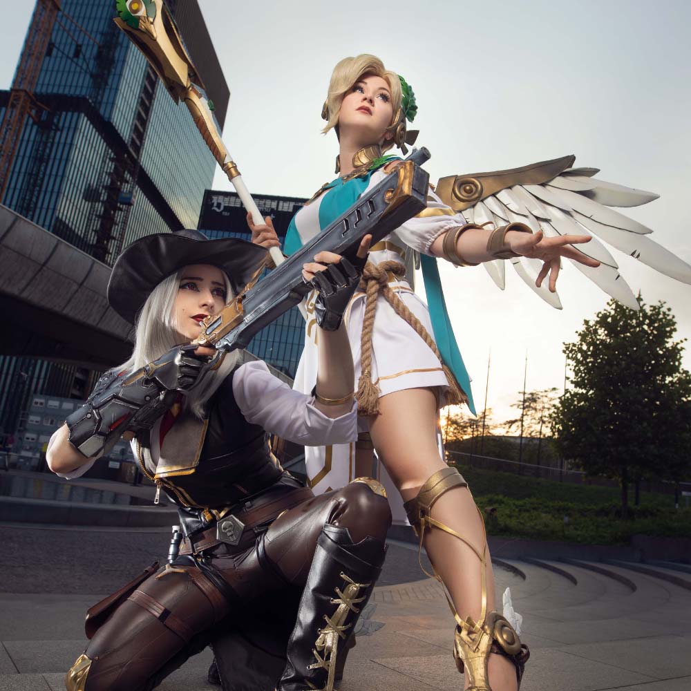 Ashe x Mercy (ft. Shappi) HD Photoset - Digital Download