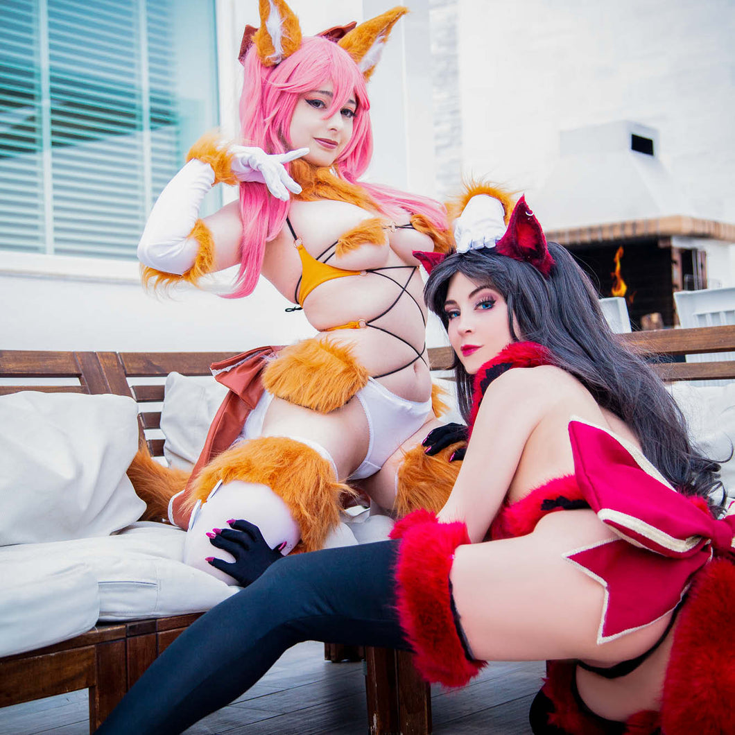 Tamamo beast x Rin beast (ft. Waifufox) HD Photoset - Digital Download