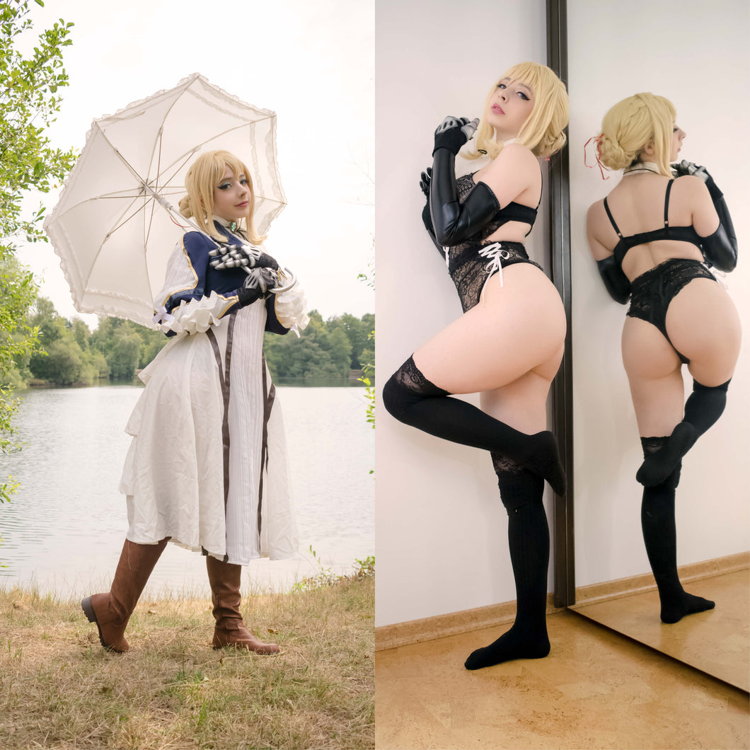 Violet Evergarden Cosplay and Erocosplay by Mikomi Hokina